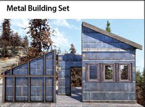 metal house plans fallout 76|fallout 76 metal building set.